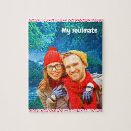 frisches, modernes personalisiertes Design Puzzle