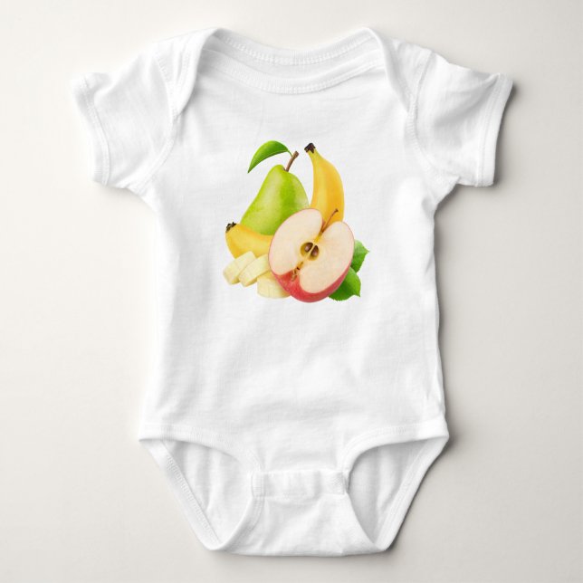 Frisches Obst Baby Strampler (Vorderseite)