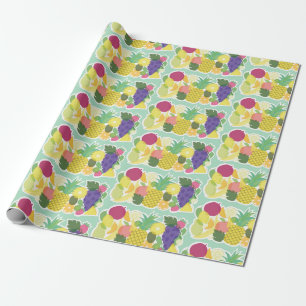 Frisches Obst. Geschenkpapier