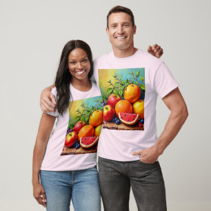 Frisches Obst in perfektem Mix Design T-Shirt