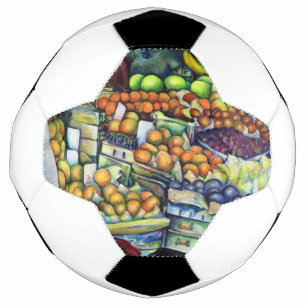 Frisches Obst mit Francis Fußball