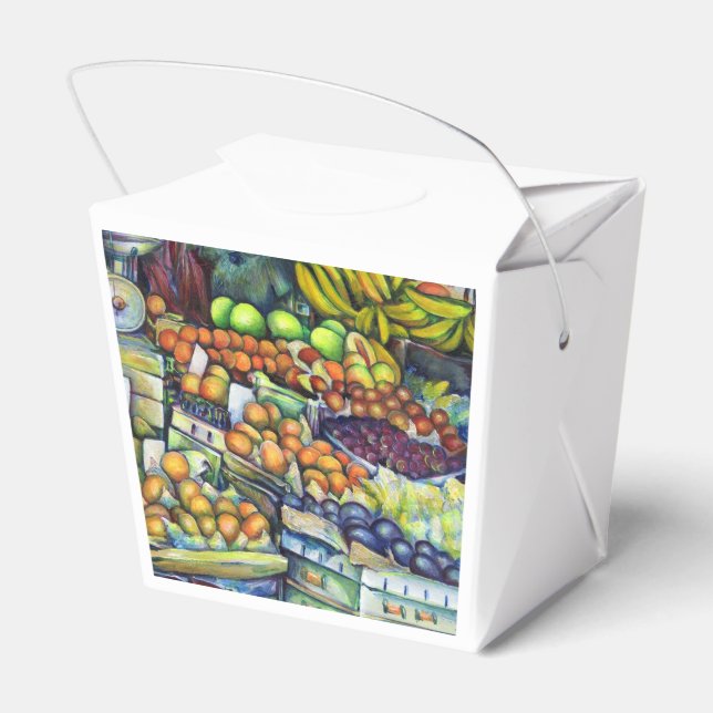 Frisches Obst mit Francis Geschenkschachtel (Rückseite)