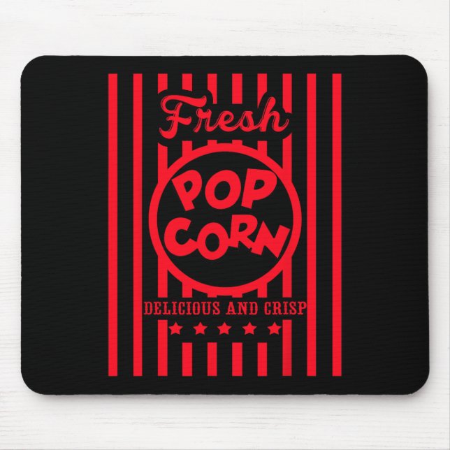 FRISCHES Popcorn-Kostüm zu Halloween Mousepad (Vorne)