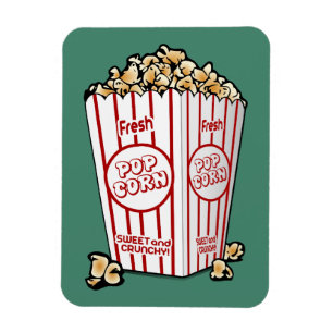 Frisches Popcorn Magnet