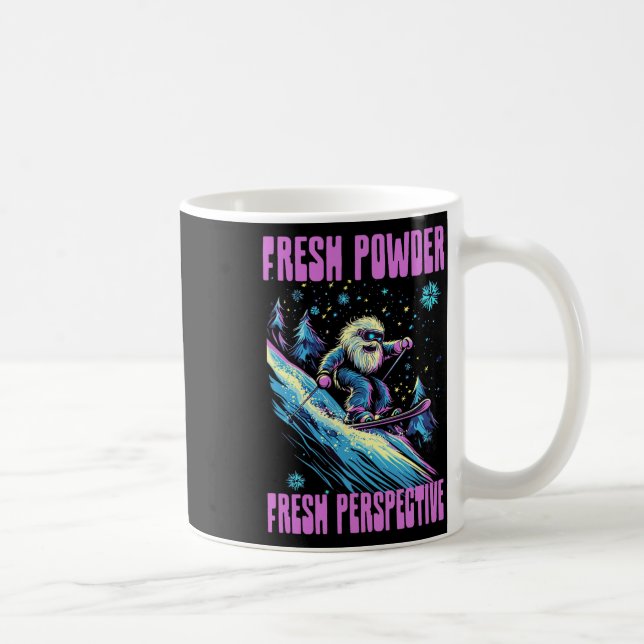 Frisches Pulver Kaffeetasse (Rechts)
