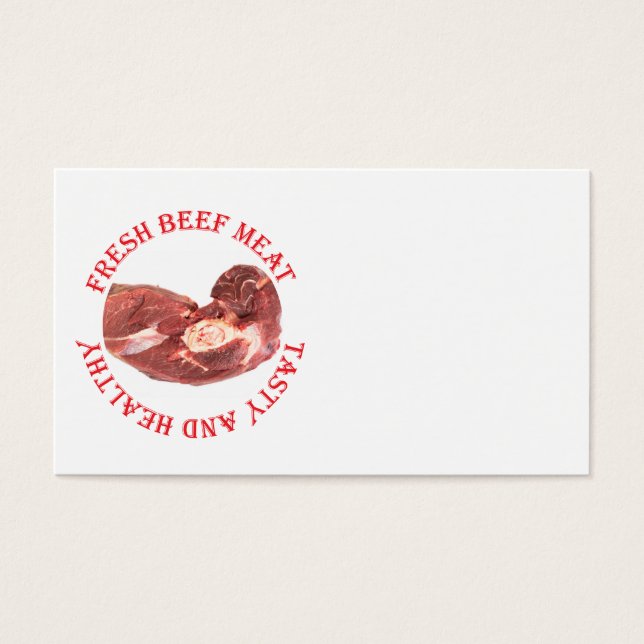 Frisches Rindfleisch (Vorderseite)