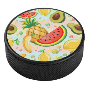 Frisches Sommerkulstmuster Eishockey Puck