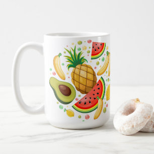 Frisches Sommerkulstmuster Kaffeetasse