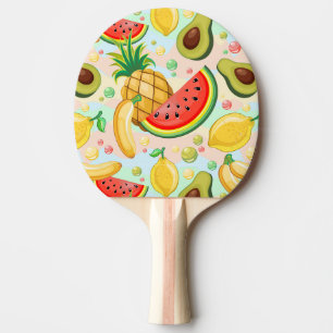 Frisches Sommerkulstmuster Tischtennis Schläger