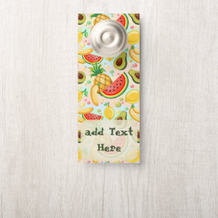 Frisches Sommerkulstmuster Türanhänger