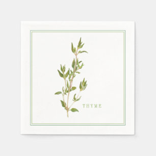 FRISCHES THYME Standard Cocktail Papier Napkins Serviette