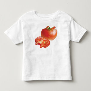 Frisches Tomatenmuster: Saftige rote Küchenkunst Kleinkind T-shirt