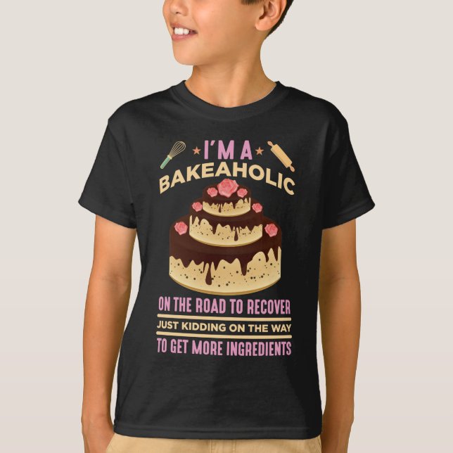 Frischgebäck Backkuchen Backwaren Bäckerei T-Shirt (Vorderseite)