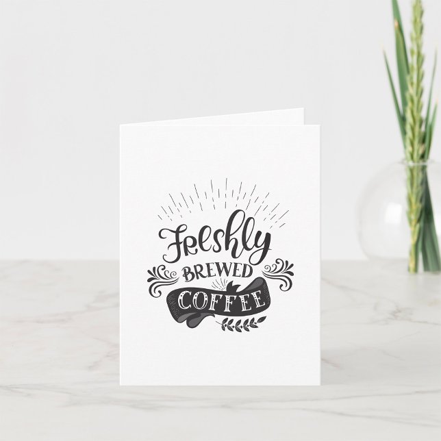 Frischgebackener Kaffee Karte (Von Creator hochgeladen)