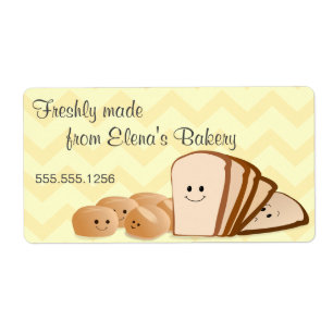 Frischgebackenes Brot - Avery-Label