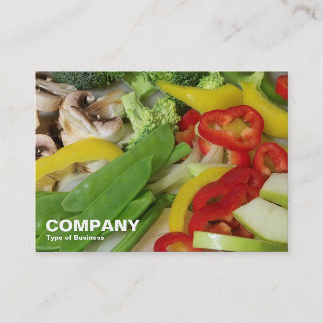 Frischgemüse 02 visitenkarte (Vorderseite)