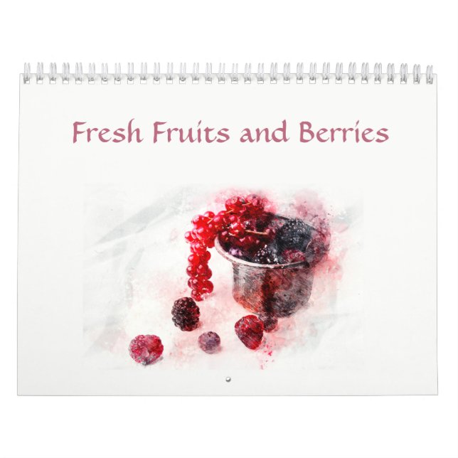 Frischhelles Obst und Berries Natur Kalender (Titelbild)