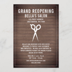 Frischholz zum Wiederöffnen von Holzwaren Einladung