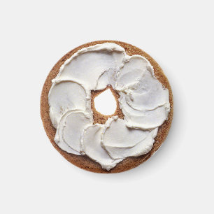 Frischkäse-Bagel-Magnet Magnet