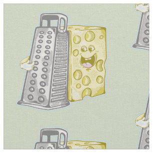 Frischkäse und Käsegrater Stoff