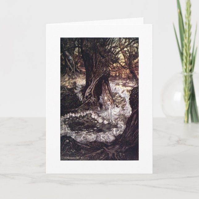 Frischkreislauf von Arthur Rackham Karte (Vorderseite)