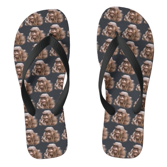 Frischlose Chimp Hoodie Socken Flip Flops (Fußbett)