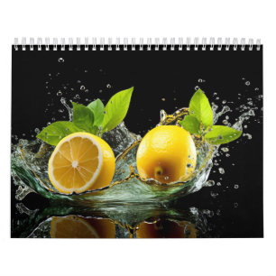 Frischobst Angebot Gesunde, farbenfrohe Lebensmitt Kalender
