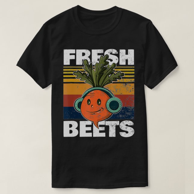 Frischrüben Veganes Gemüse T-Shirt (Design vorne)