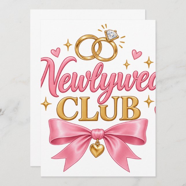 Frischvermählten-Club-Flat-Programm Programm (Vorne/Hinten)