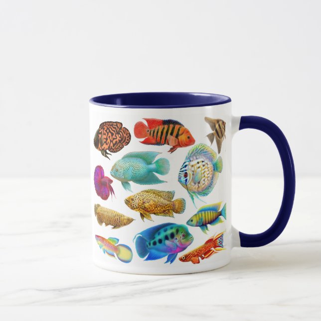Frischwasseraquarium fischt Tasse (Rechts)
