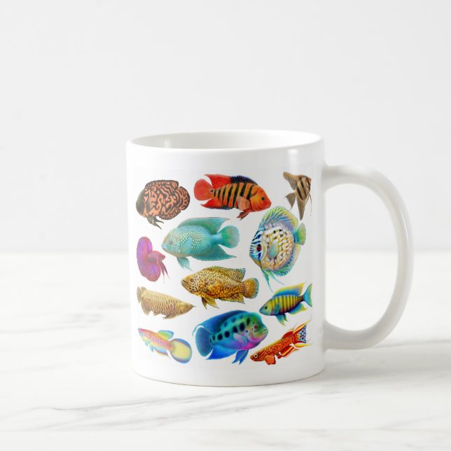 Frischwasseraquarium fischt Tasse (Rechts)