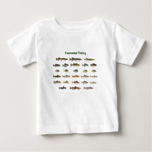 Frischwasserfischen Baby T-shirt