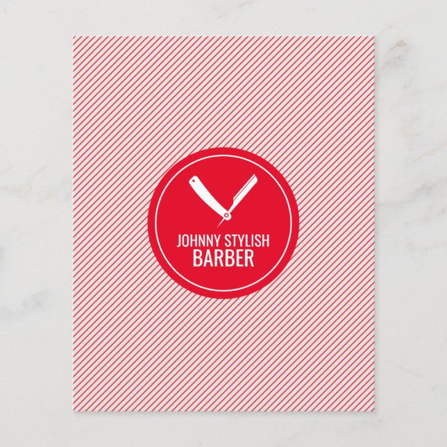 Frischwerkskreis und roter Streifen Flyer (Vorne)