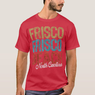 Frisco Beach North Carolina HIBISKUS SCRIPT Drei T-Shirt