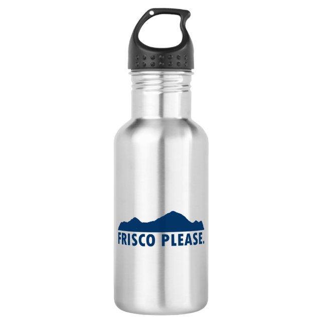 Frisco Colorado Bitte Edelstahlflasche (Vorderseite)