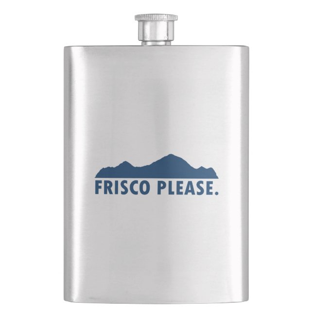 Frisco Colorado Bitte Flachmann (Vorderseite)