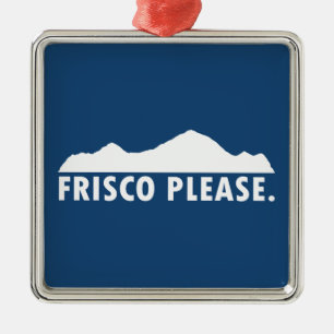 Frisco Colorado Bitte Ornament Aus Metall