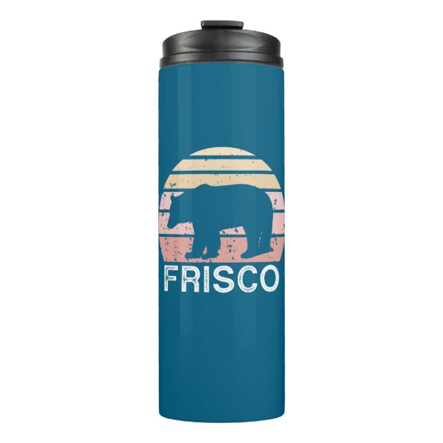 Frisco Colorado Retro Bear Thermosbecher (Vorderseite)