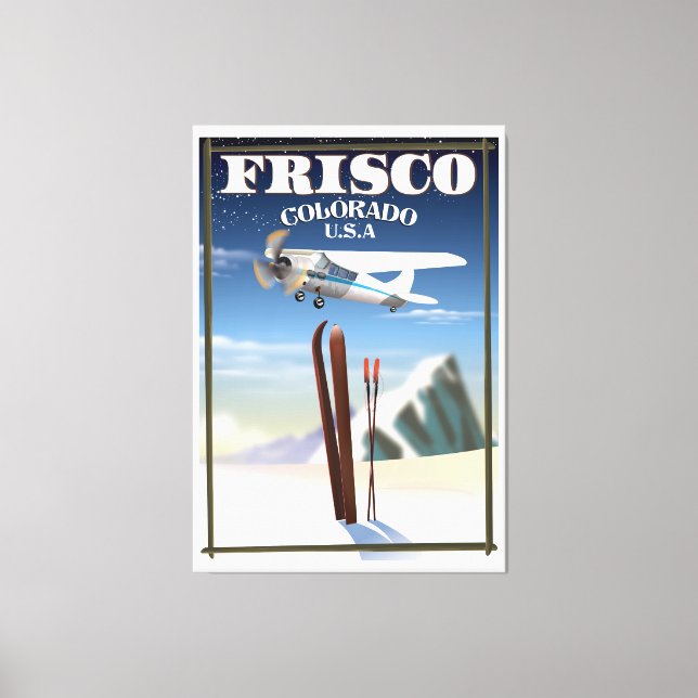 Frisco Colorado USA Reiseplakat Leinwanddruck (Vorderseite)