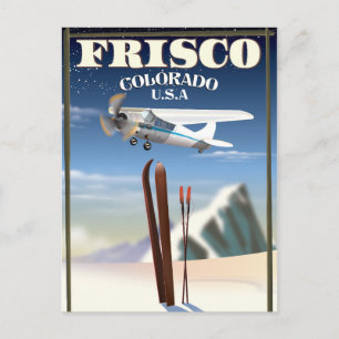 Frisco Colorado USA Reiseplakat Postkarte
