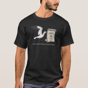Frisco, NC Sommerurlaub Seagull Mittagessen T-Shirt