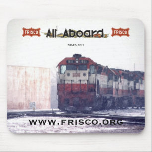 Frisco SD45 #911 mit Frisco Coonskin auf der Nase Mousepad