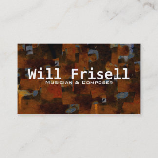 "Frisell " Visitenkarte