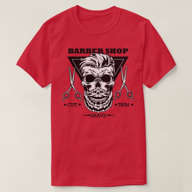 Friseur 76 T-Shirt (Design vorne)
