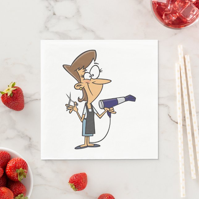 Friseur am Arbeitsplatz Serviette (Von Creator hochgeladen)