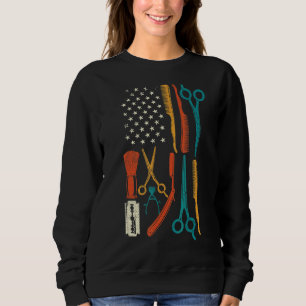 Friseur Barber Salon Kristall Sweatshirt