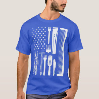 Friseur Barber Salon Tools Americ T-Shirt