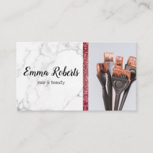 Friseur & Beauty Spezialist Salon Friseur Barber Visitenkarte