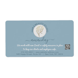 Friseur Beauty Studi Lashes Gold Logo QR CODES