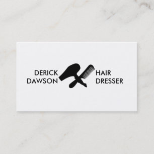 Friseur Dresser Stylist Salon Friseur Shop Visitenkarte